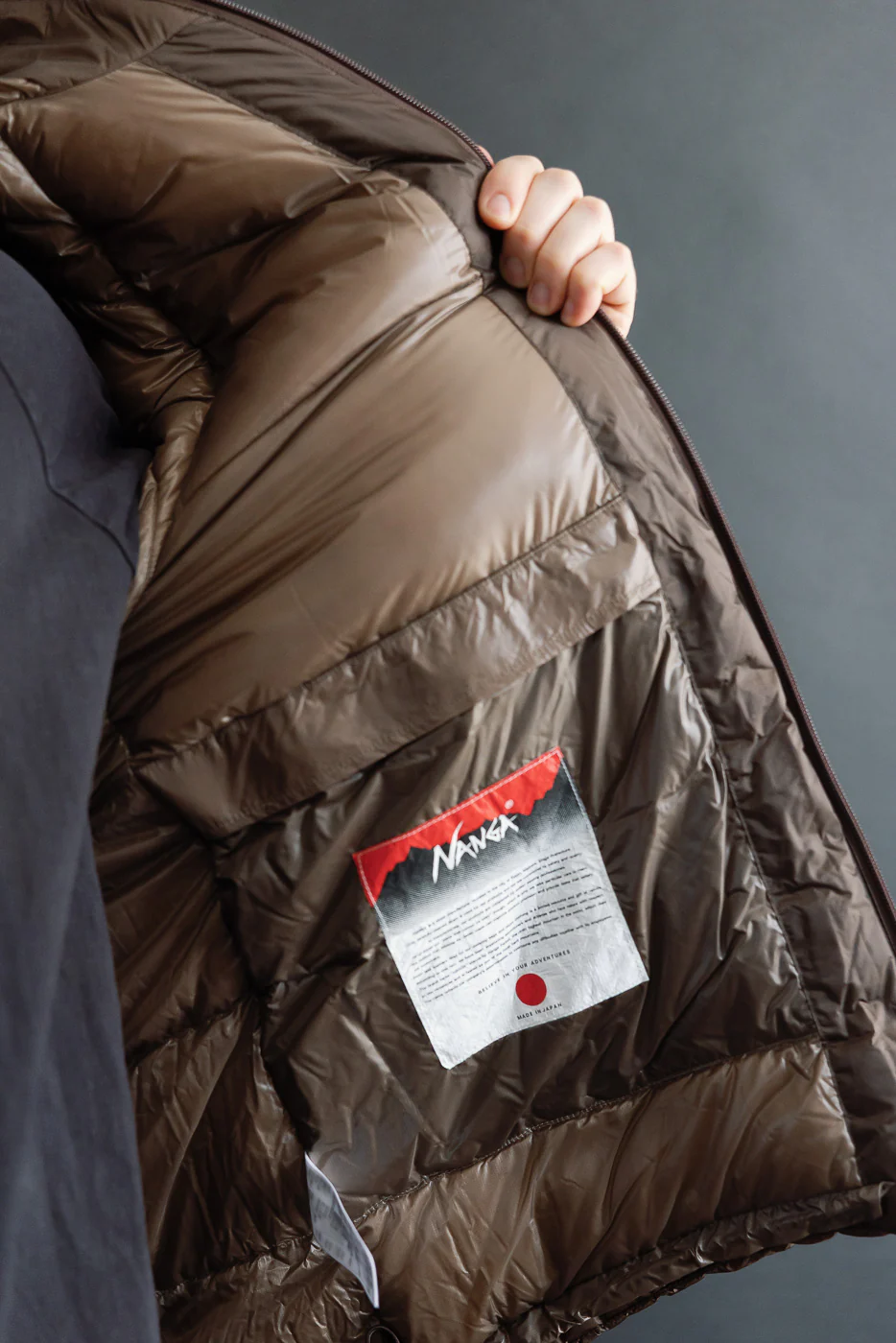 Aurora Light Down Jacket Mikami - Brown - Image 20