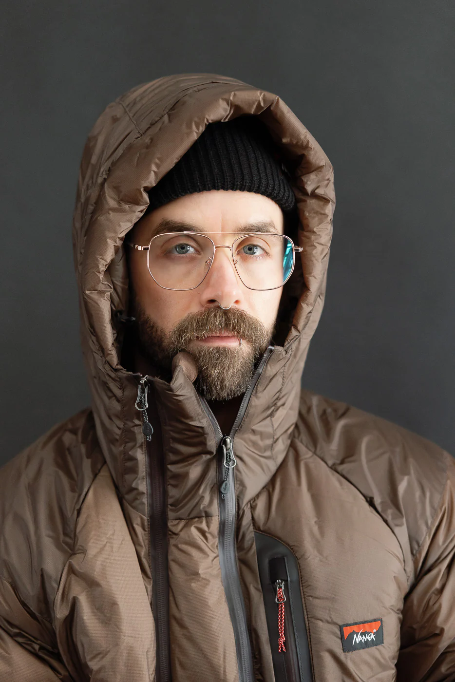 Aurora Light Down Jacket Mikami - Brown - Image 23