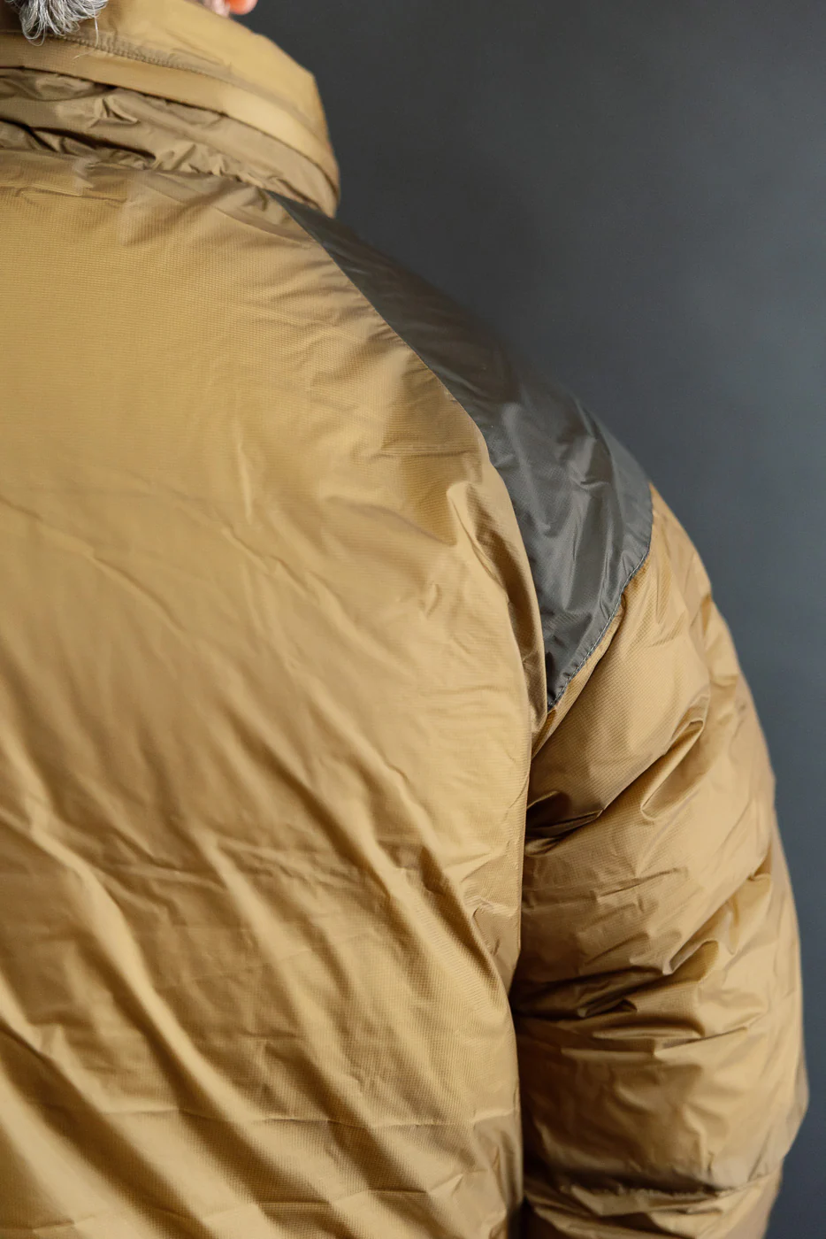 Aurora Light Down Stand Collar Jacket Mikami - Coyote - Image 20