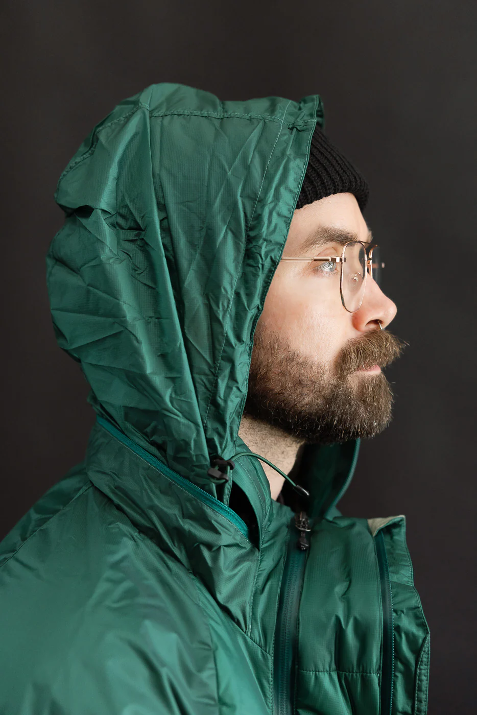 Aurora Light Down Stand Collar Jacket Mikami - Green - Image 27