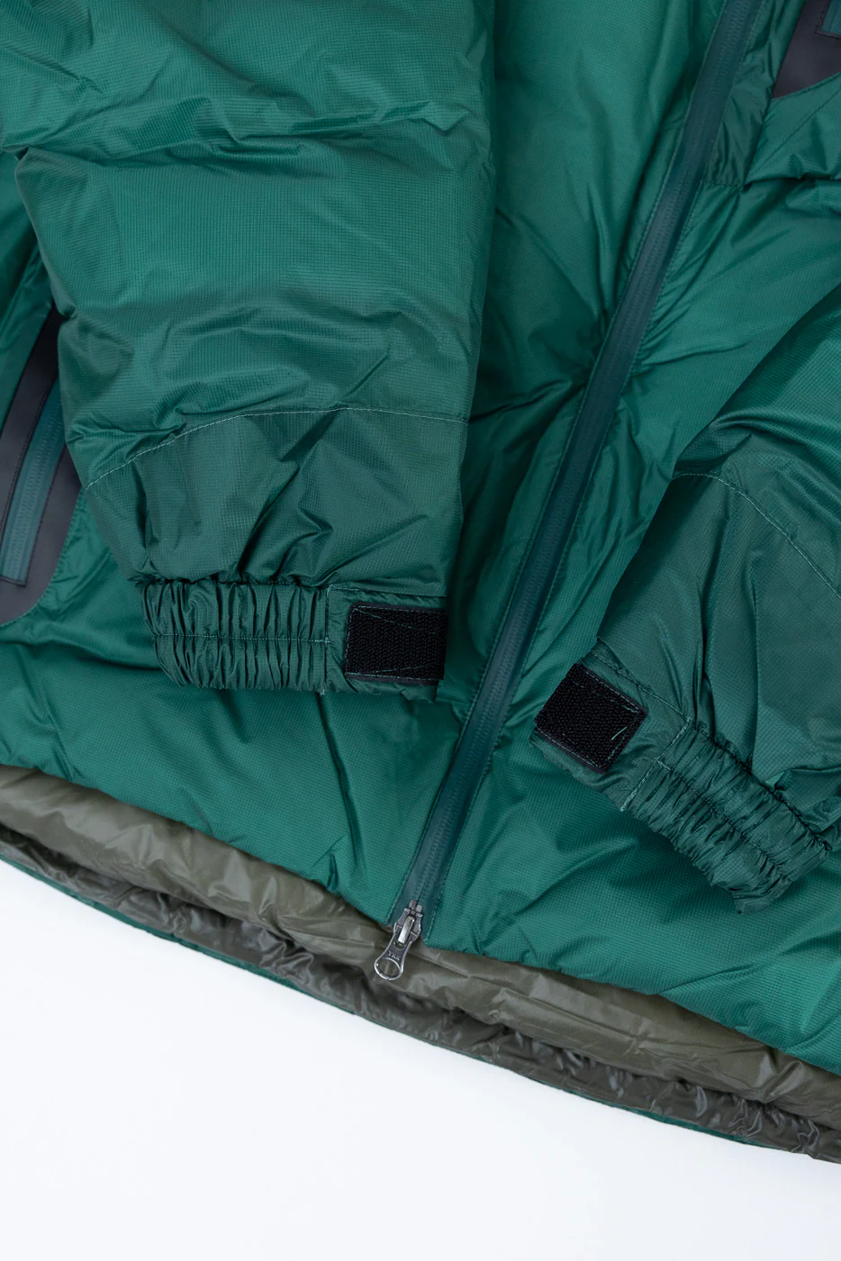 Aurora Light Down Stand Collar Jacket Mikami - Green - Image 4