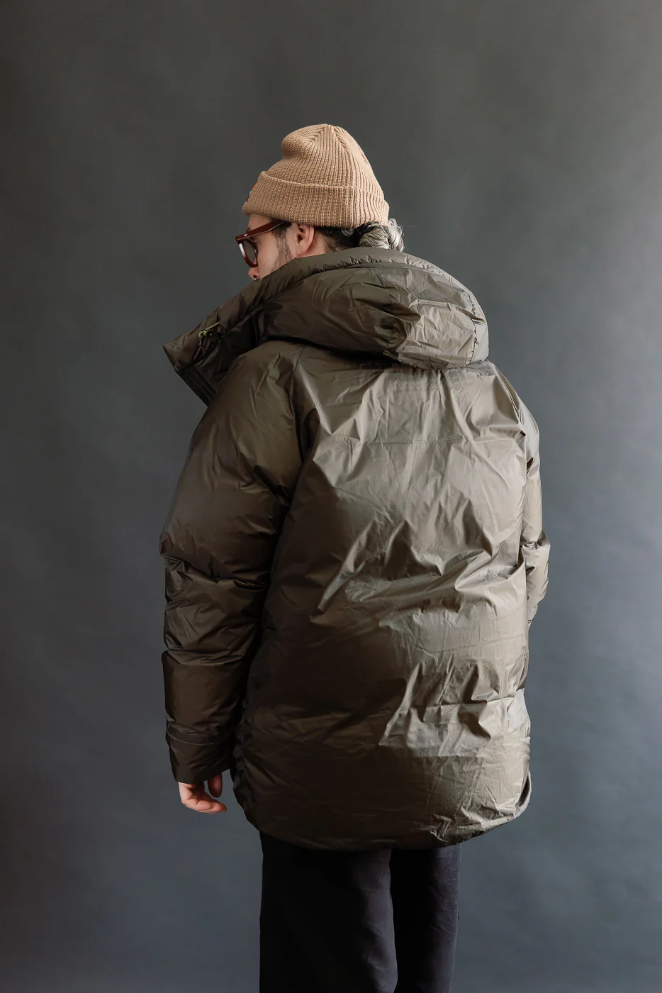 Aurora Light Down Utility Jacket - Khaki - Image 11