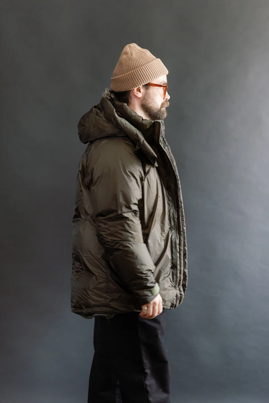 Aurora Light Down Utility Jacket - Khaki - Image 13