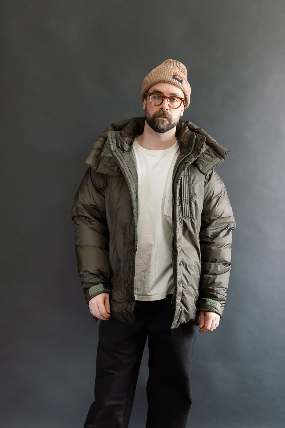 Aurora Light Down Utility Jacket - Khaki - Image 15