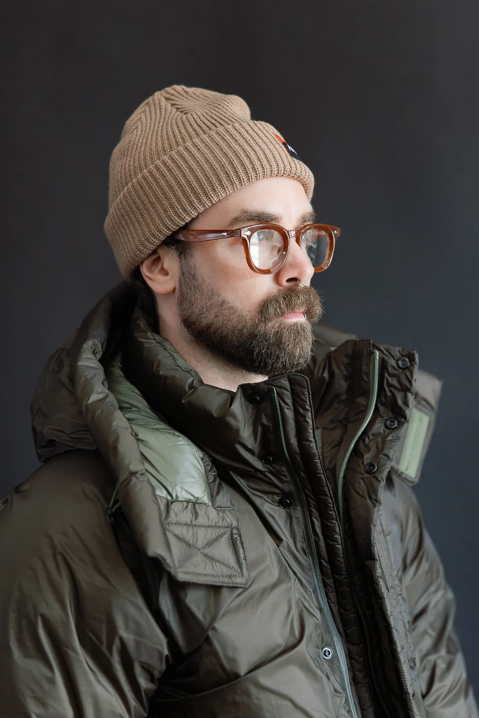 Aurora Light Down Utility Jacket - Khaki - Image 20