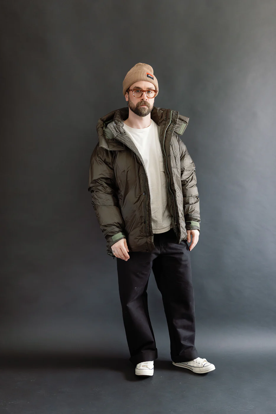 Aurora Light Down Utility Jacket - Khaki - Image 6