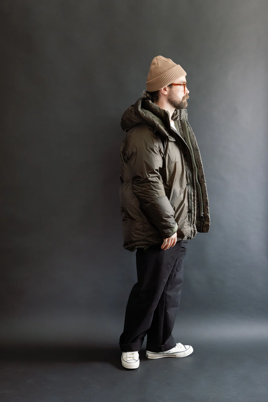 Aurora Light Down Utility Jacket - Khaki - Image 7