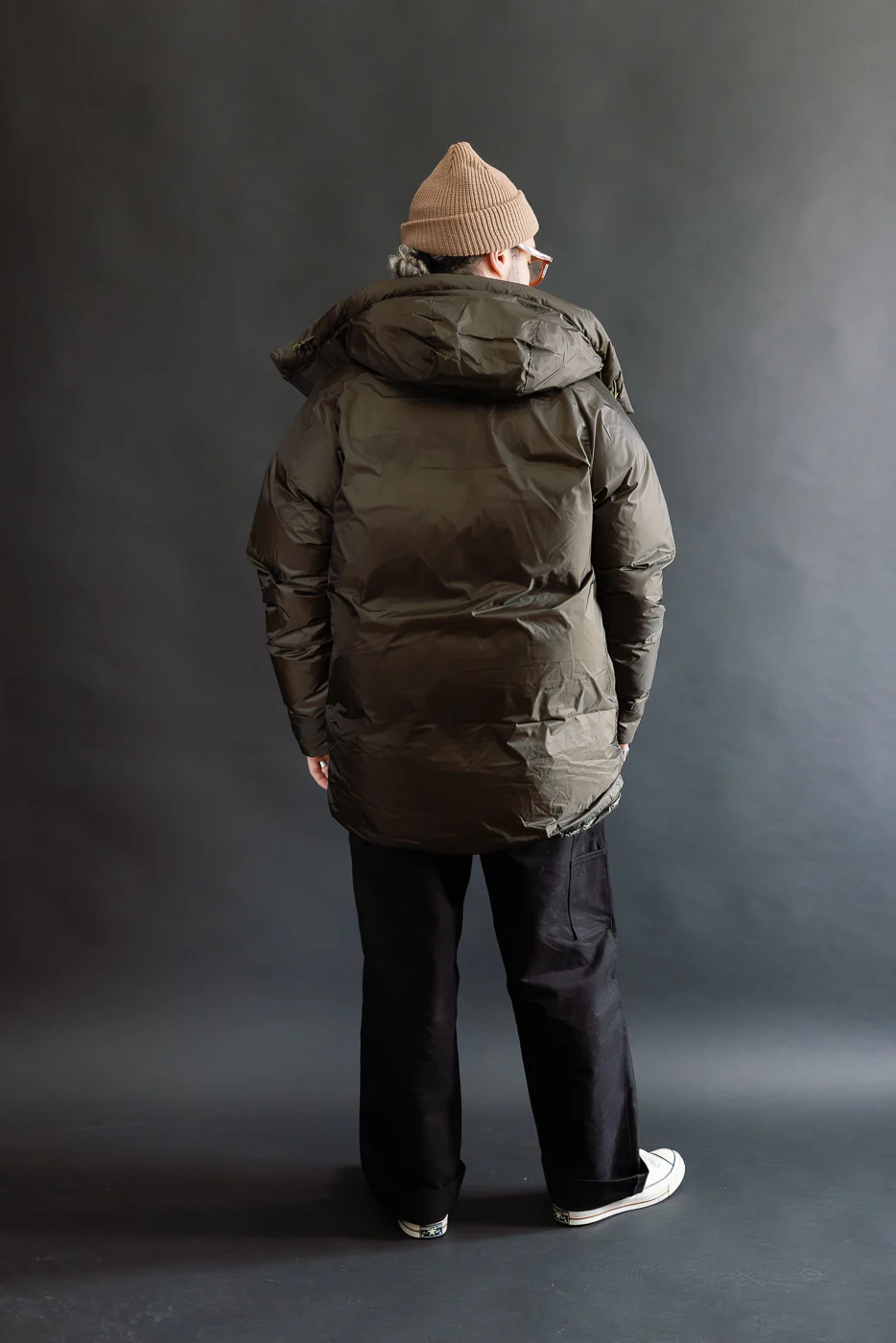 Aurora Light Down Utility Jacket - Khaki - Image 8