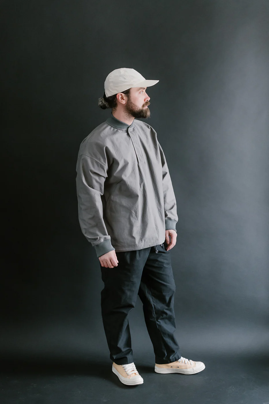 JM8509 - Back Nep Himo GJ Neck - 330 True Gray - Image 6