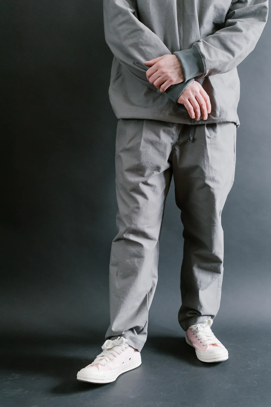 JM4507 - Back Nep Ump Pants - 330 True Gray - Image 10