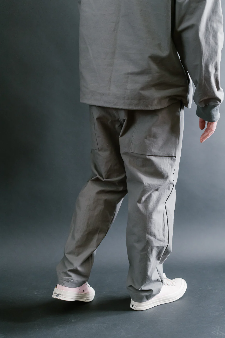 JM4507 - Back Nep Ump Pants - 330 True Gray - Image 12