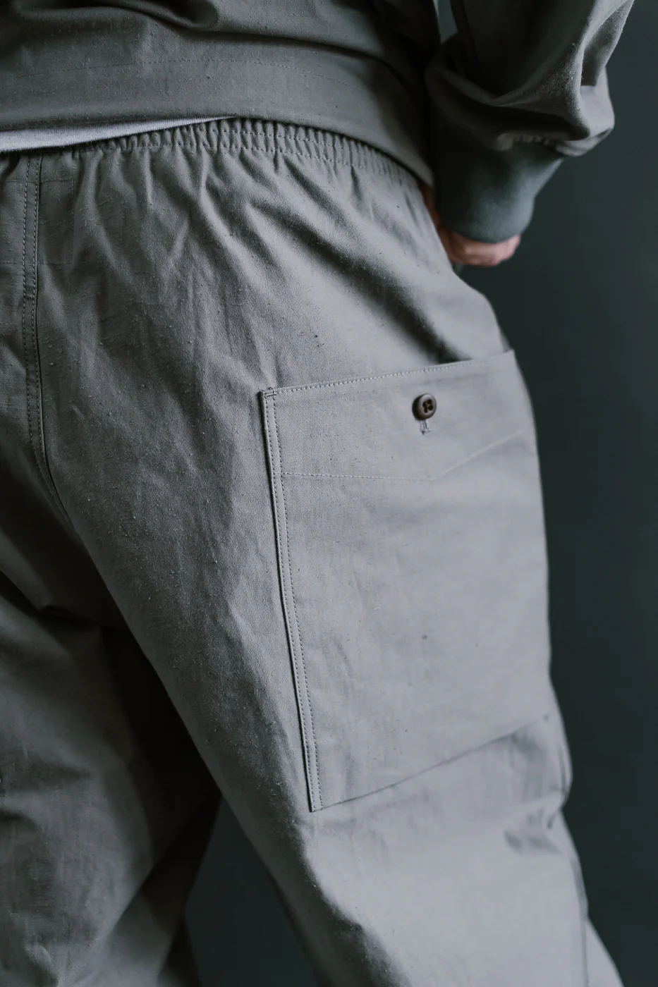JM4507 - Back Nep Ump Pants - 330 True Gray - Image 17