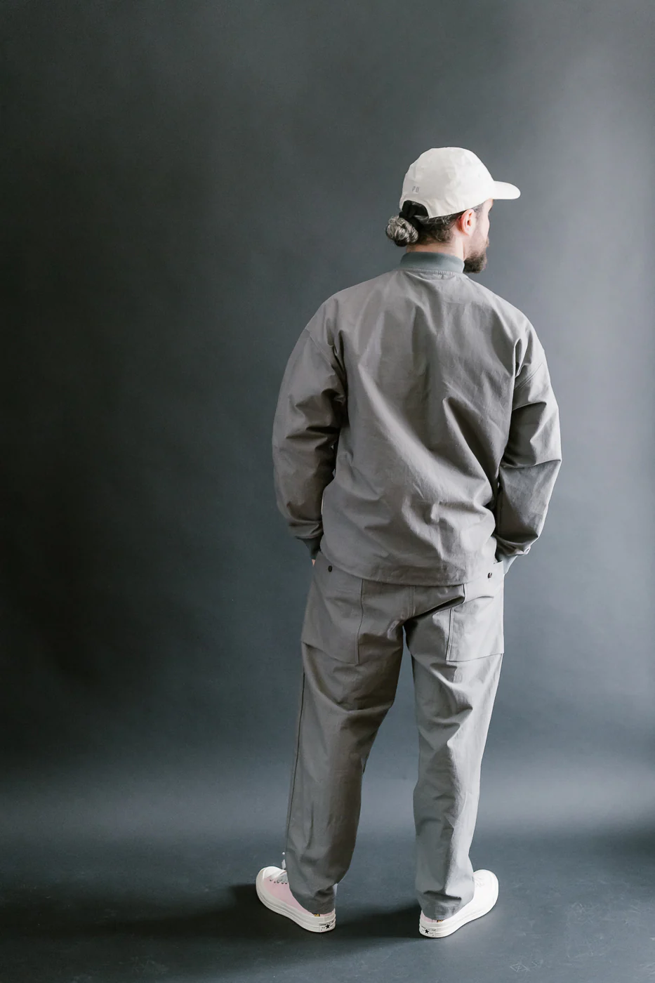 JM4507 - Back Nep Ump Pants - 330 True Gray - Image 9