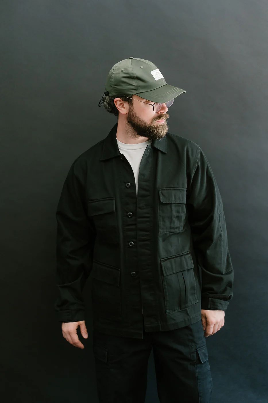 BDU Jacket Back Satin - Black - Image 11