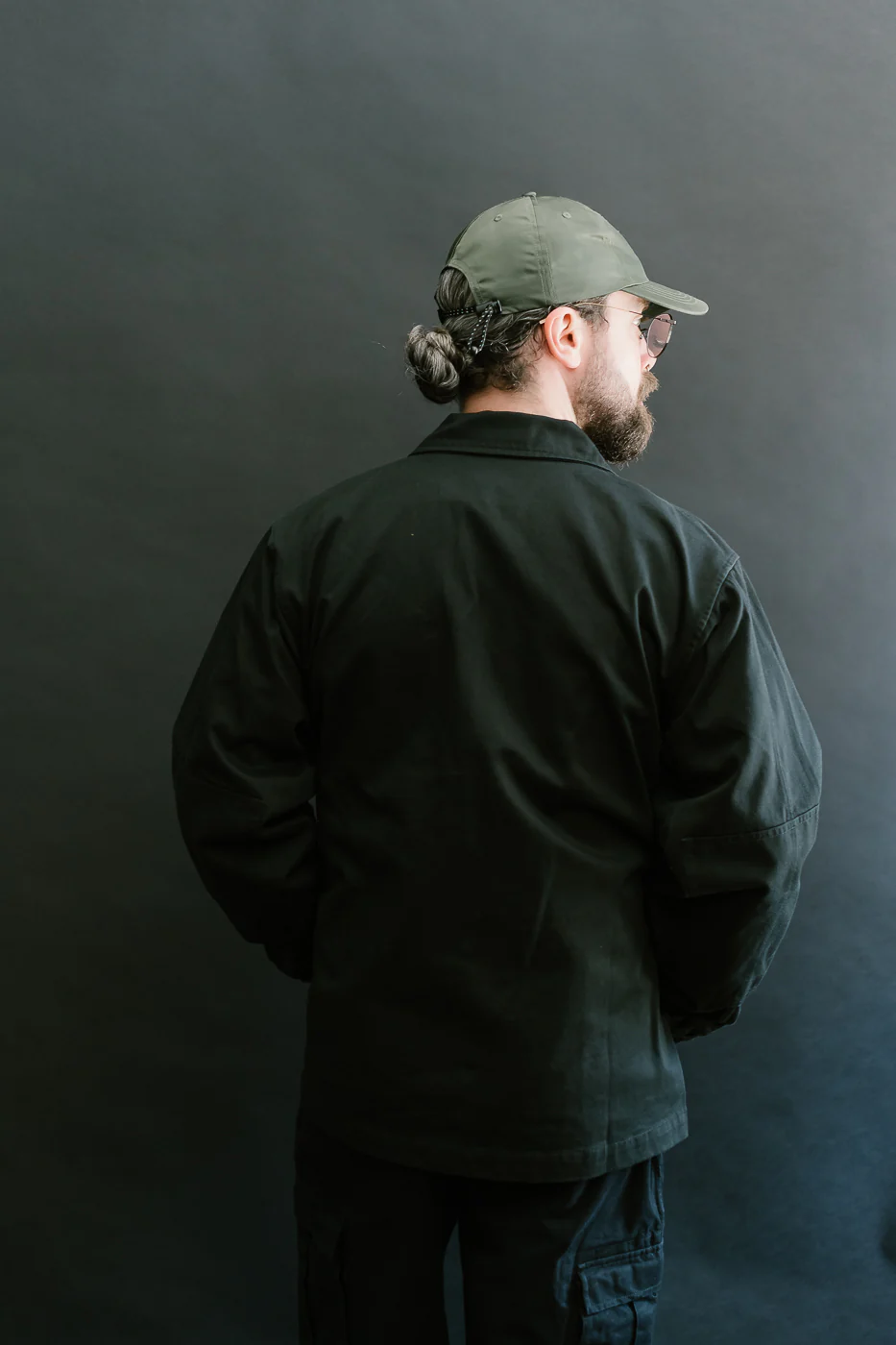 BDU Jacket Back Satin - Black - Image 13