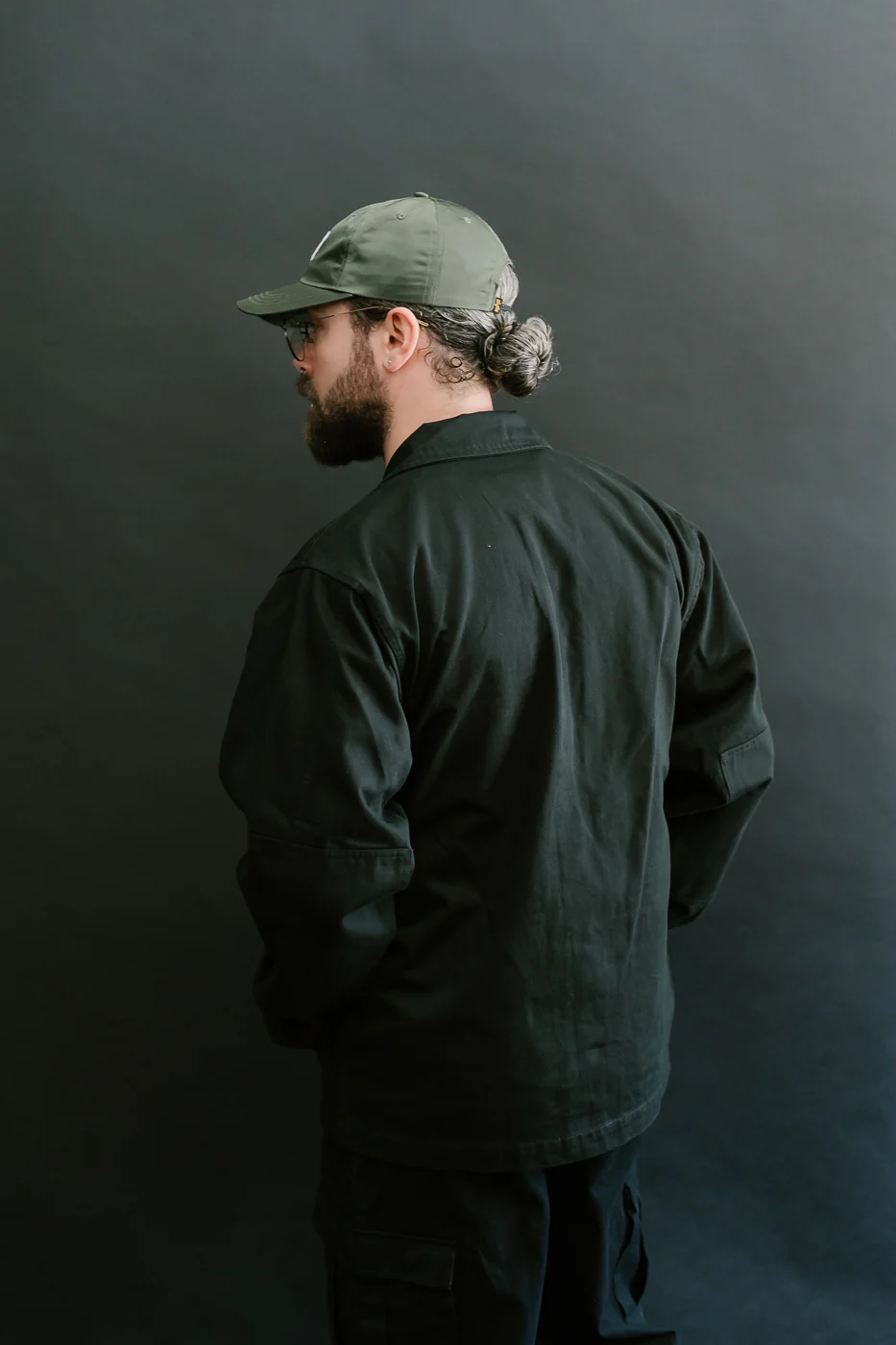 BDU Jacket Back Satin - Black - Image 14