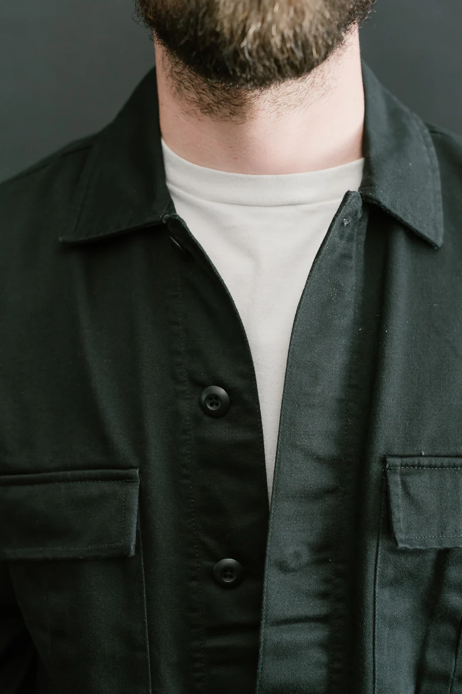 BDU Jacket Back Satin - Black - Image 19