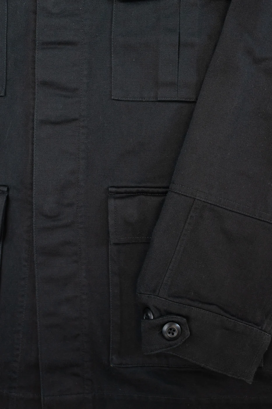 BDU Jacket Back Satin - Black - Image 4