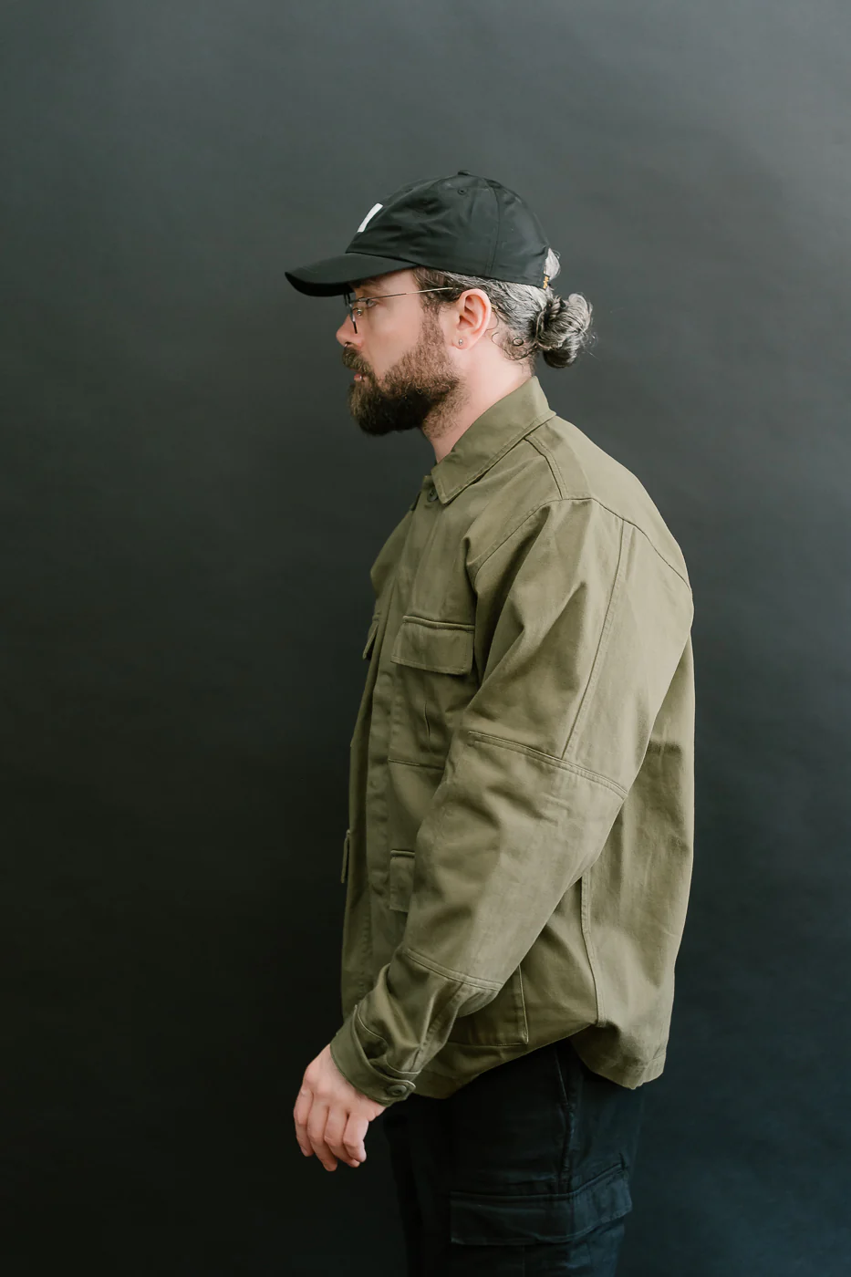 BDU Jacket Back Satin - Olive - Image 11