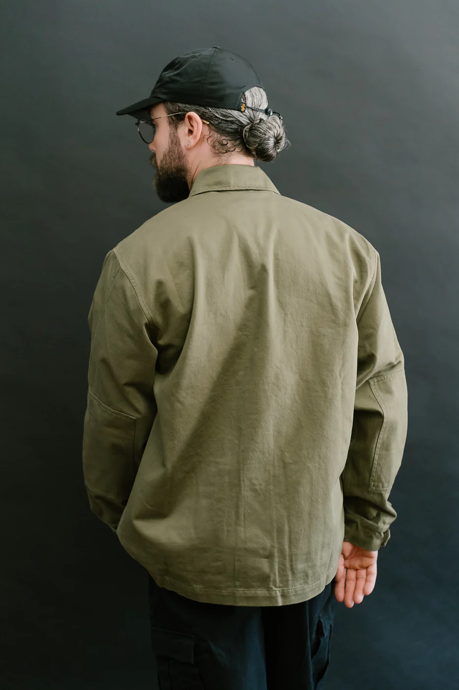 BDU Jacket Back Satin - Olive - Image 12