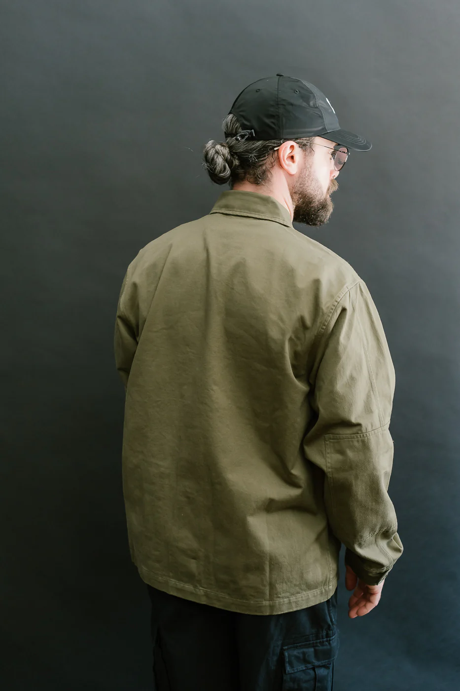 BDU Jacket Back Satin - Olive - Image 13