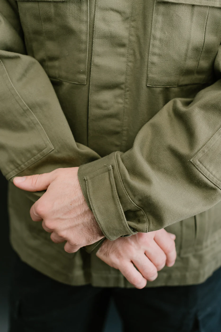 BDU Jacket Back Satin - Olive - Image 18