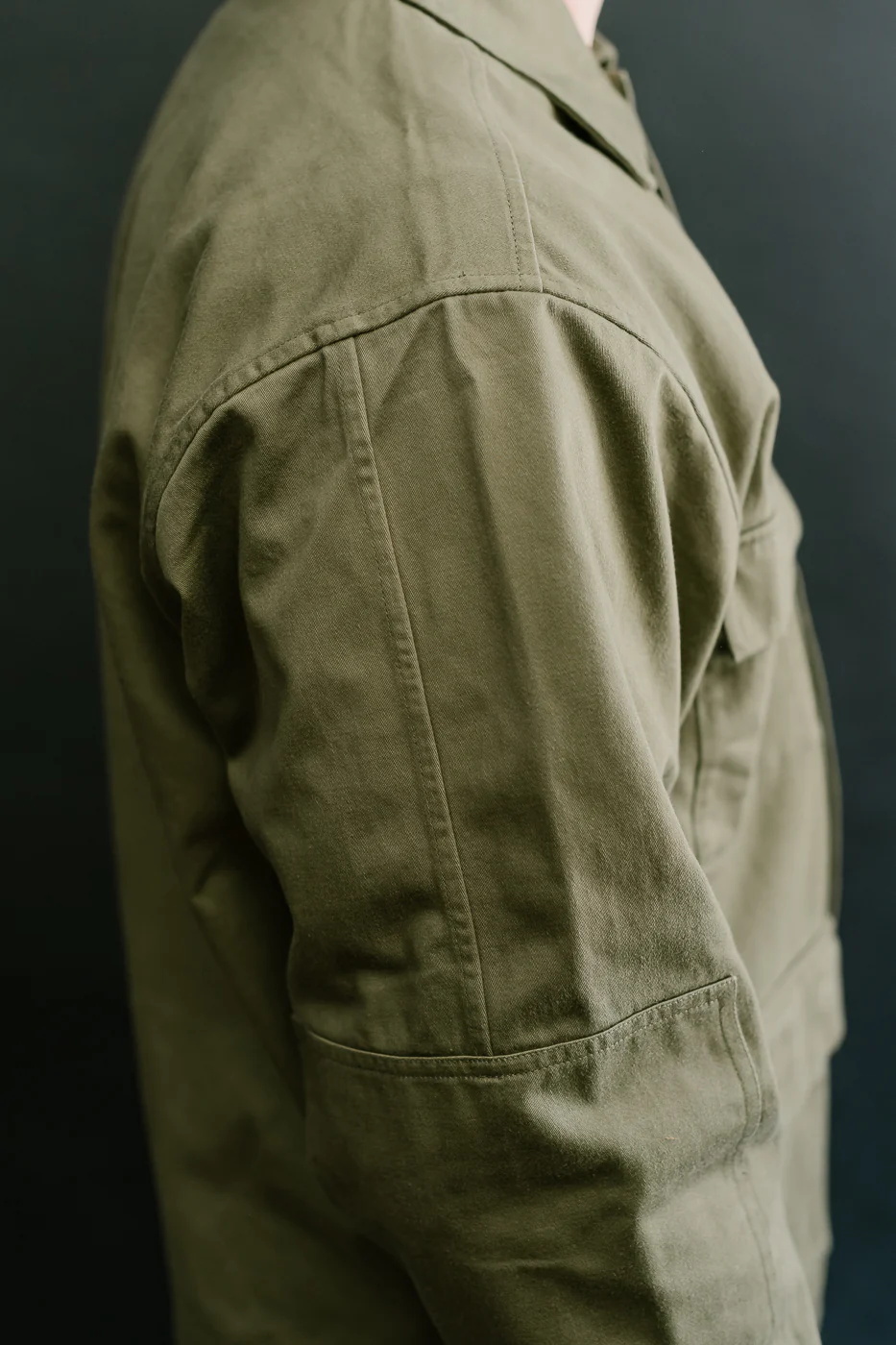 BDU Jacket Back Satin - Olive - Image 20