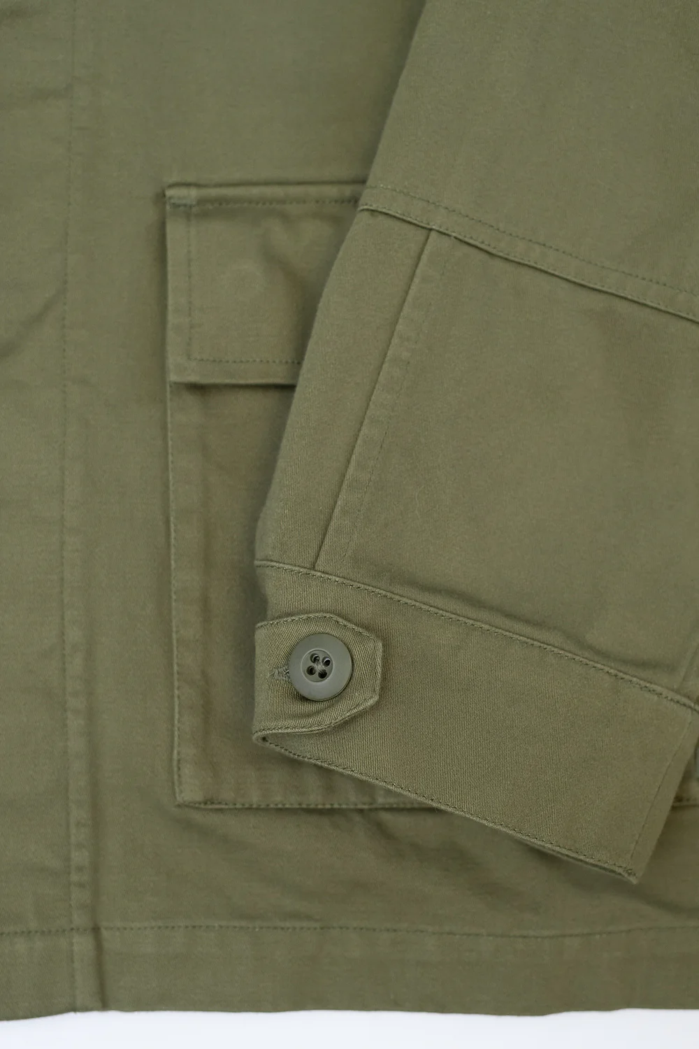 BDU Jacket Back Satin - Olive - Image 3