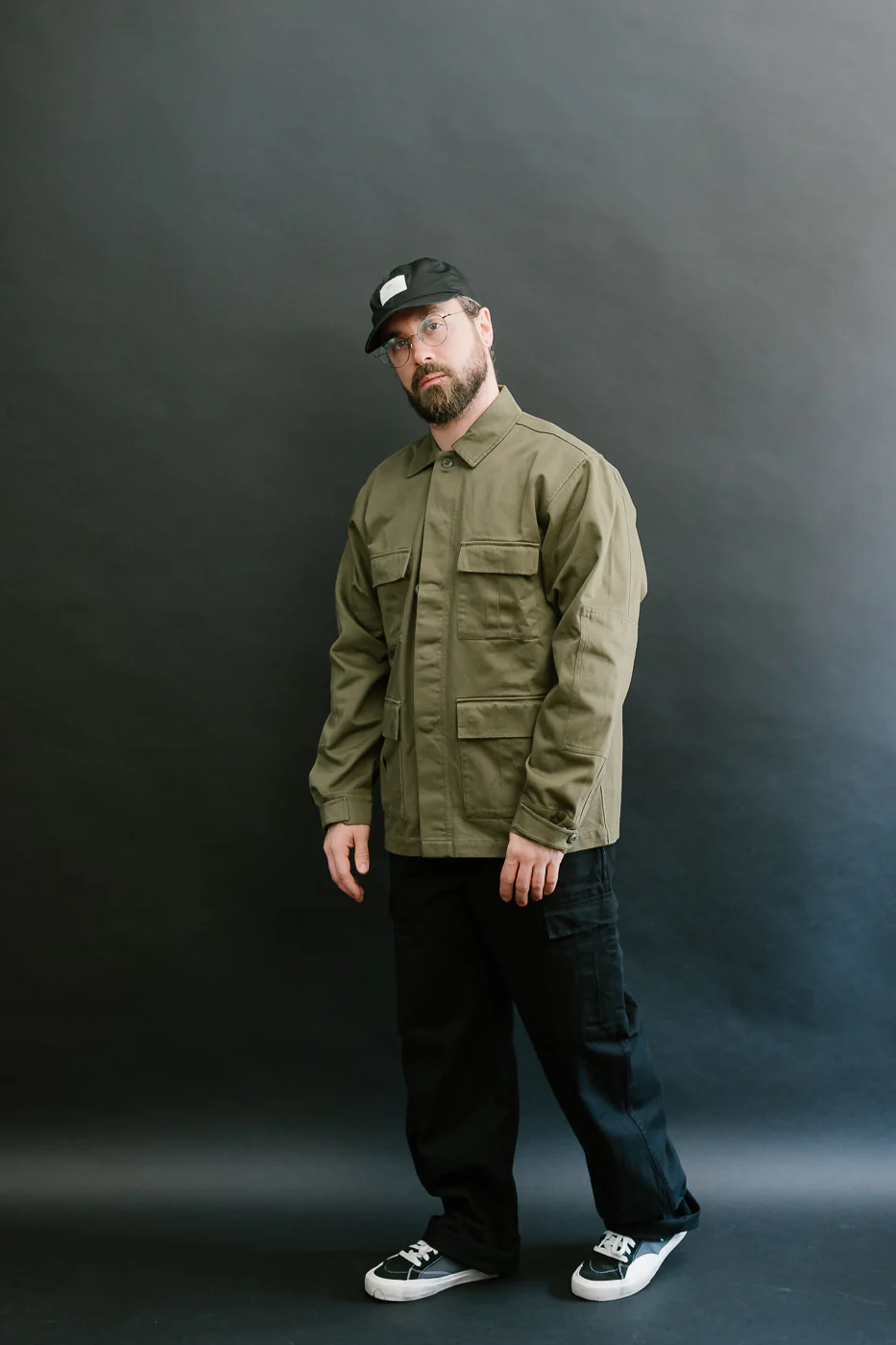BDU Jacket Back Satin - Olive - Image 7