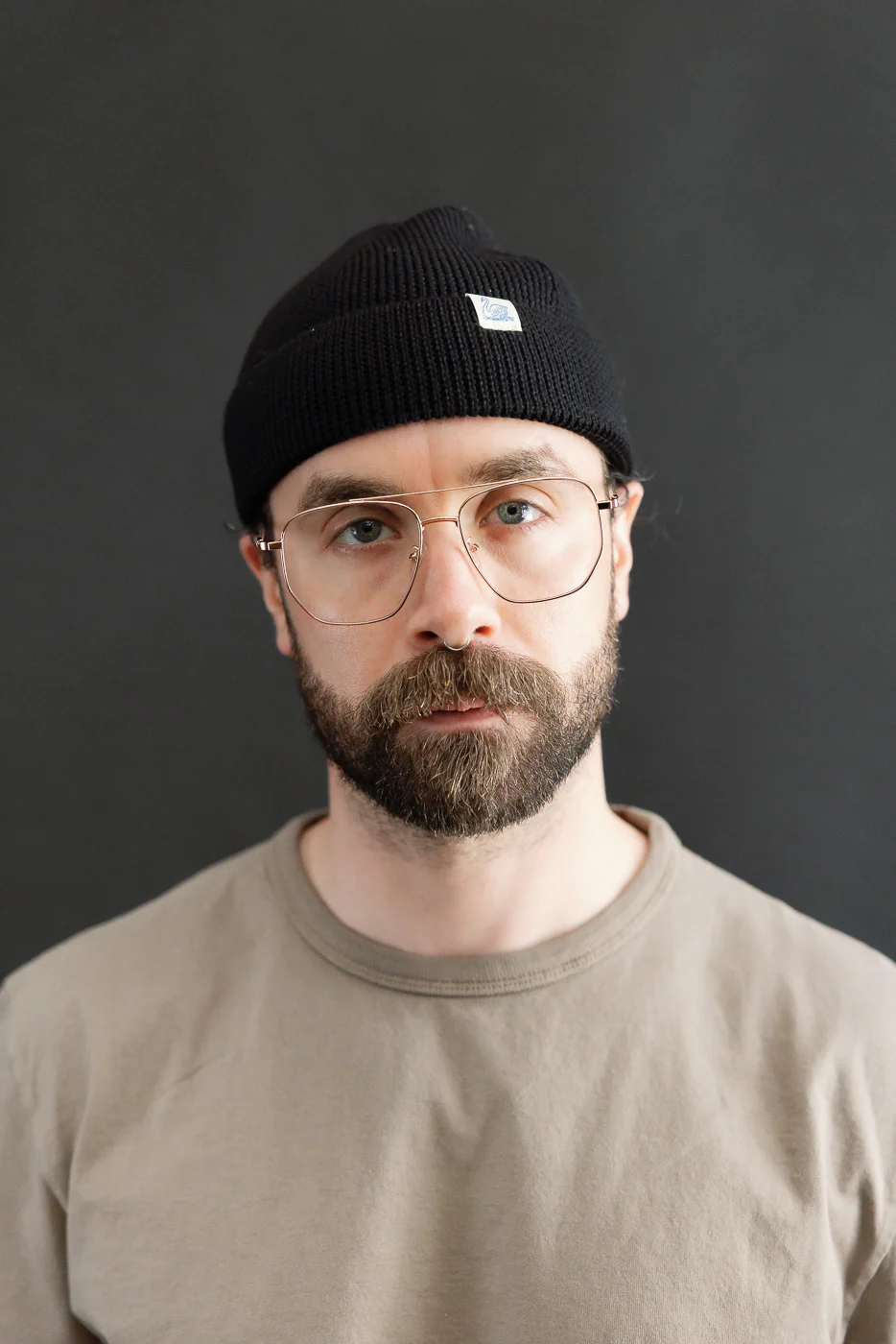 BEANIE01L.99 - Modern Fit Watch Cap Merino Wool - Deep Black - Image 4