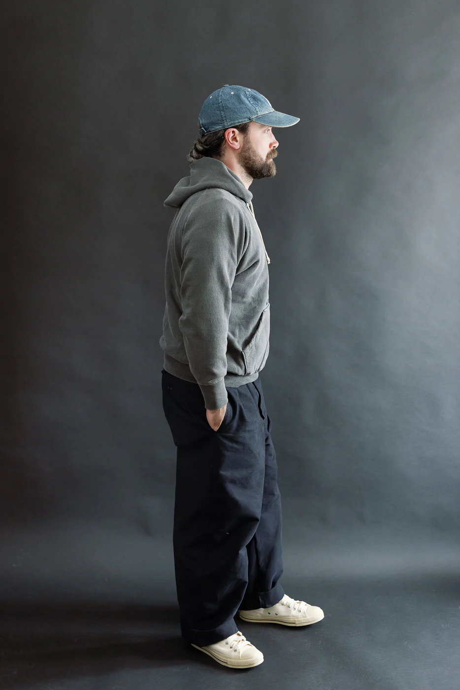 "Beer" Faded Print Sweat Hoodie - PD Sumikuro - Image 7