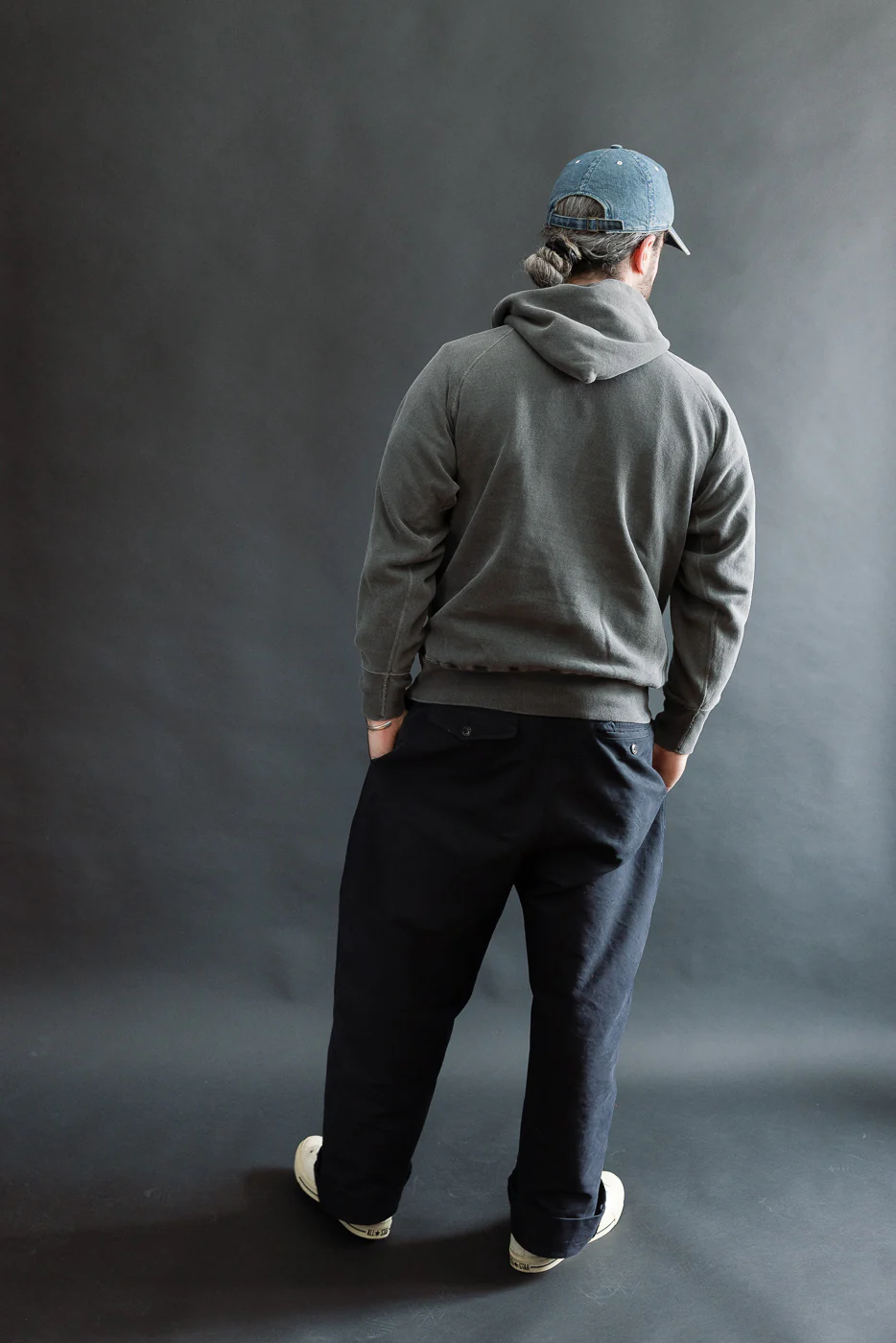 "Beer" Faded Print Sweat Hoodie - PD Sumikuro - Image 8