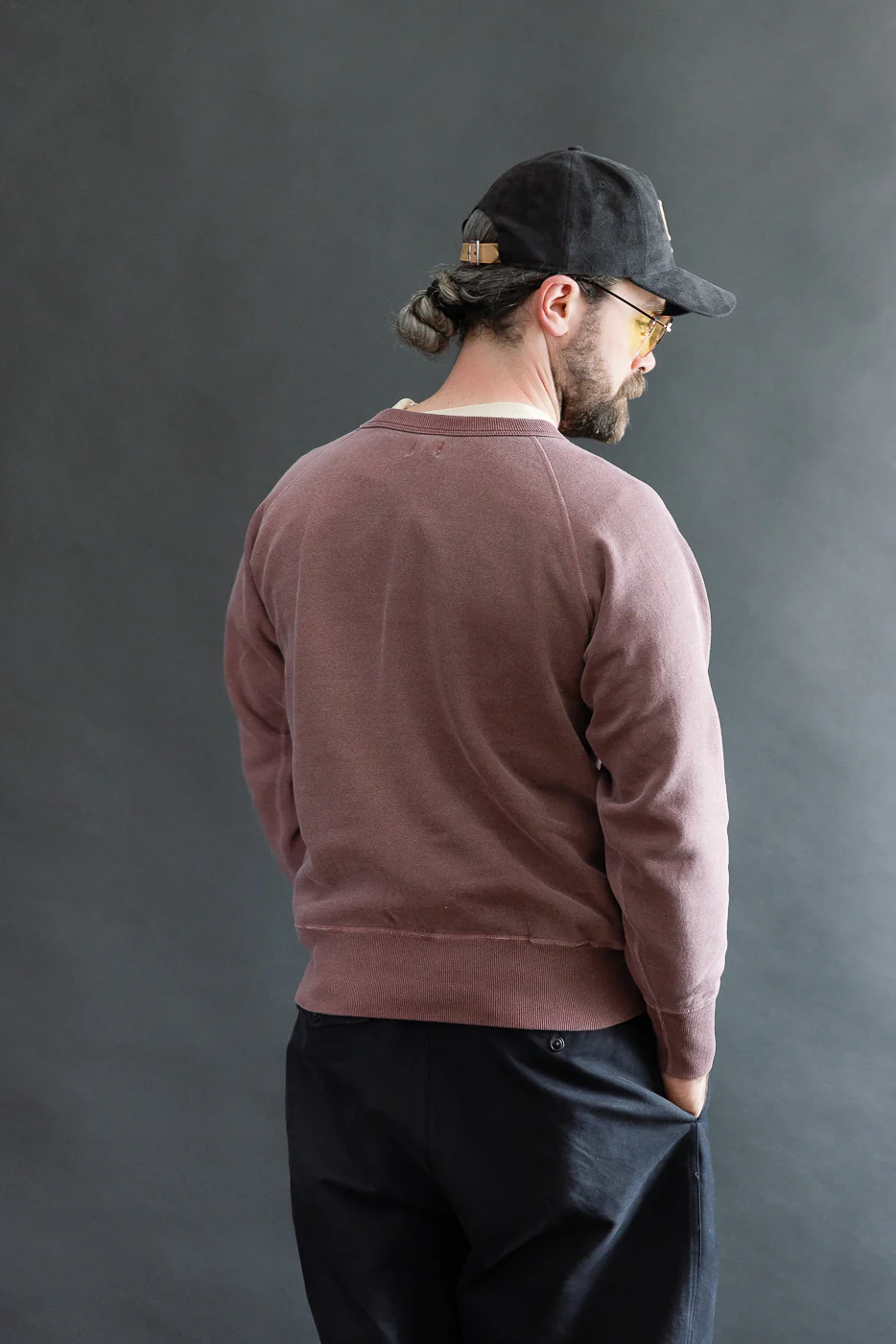 "Beer" Faded Print Sweatshirt - PD Bordeaux - Image 12
