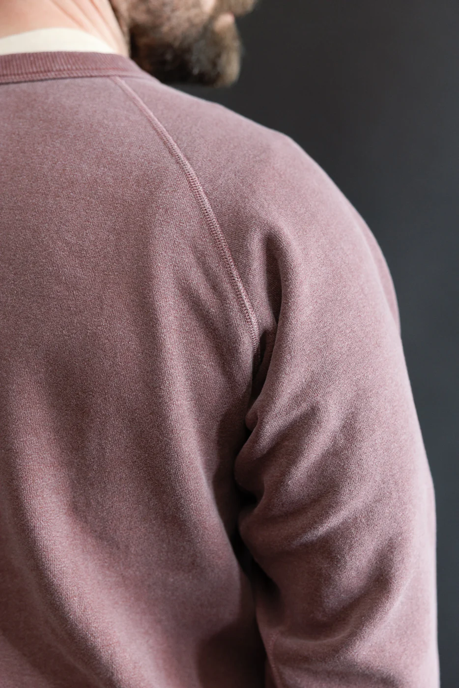 "Beer" Faded Print Sweatshirt - PD Bordeaux - Image 19