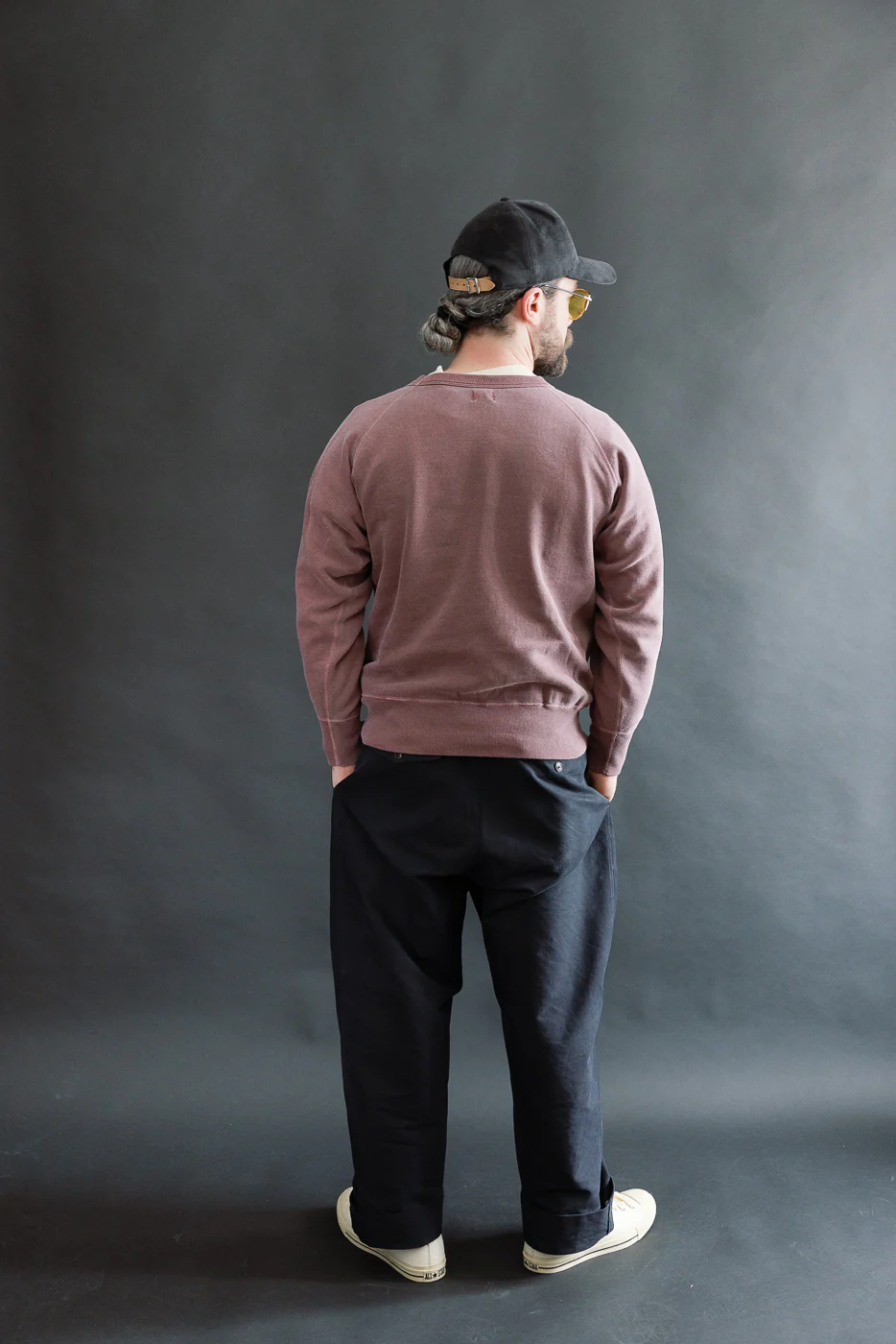 "Beer" Faded Print Sweatshirt - PD Bordeaux - Image 7