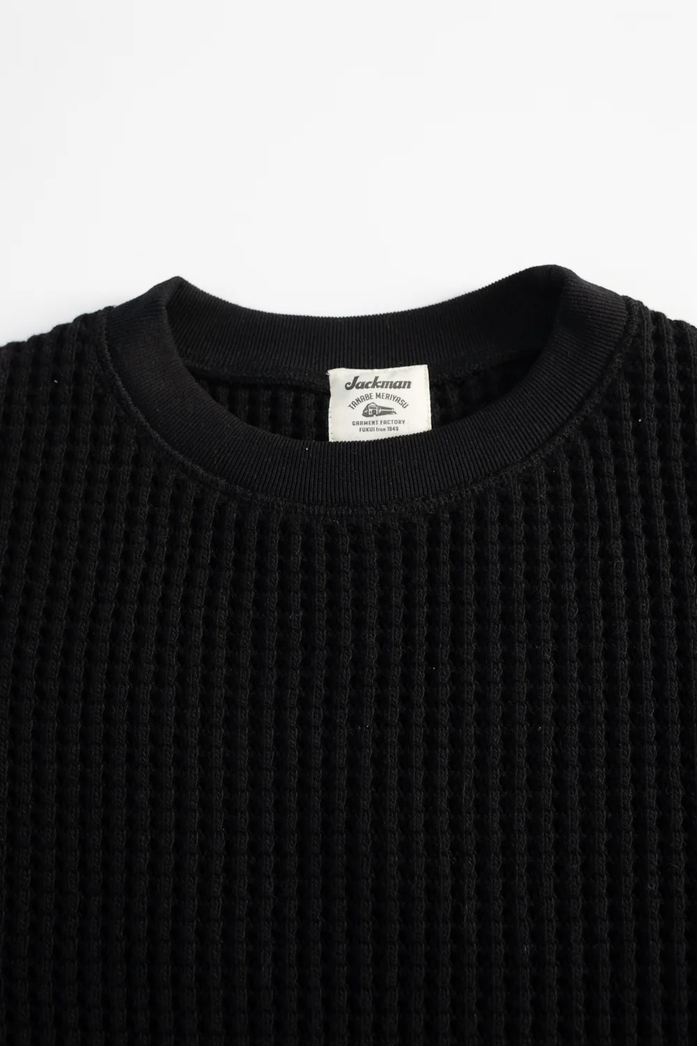 Big Waffle Crew Neck - 07 Black - Image 2