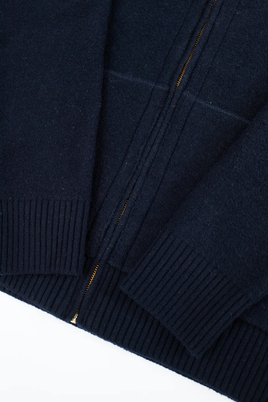 Bighorn Power Wool Zip Hoodie - Dark Navy - Image 4