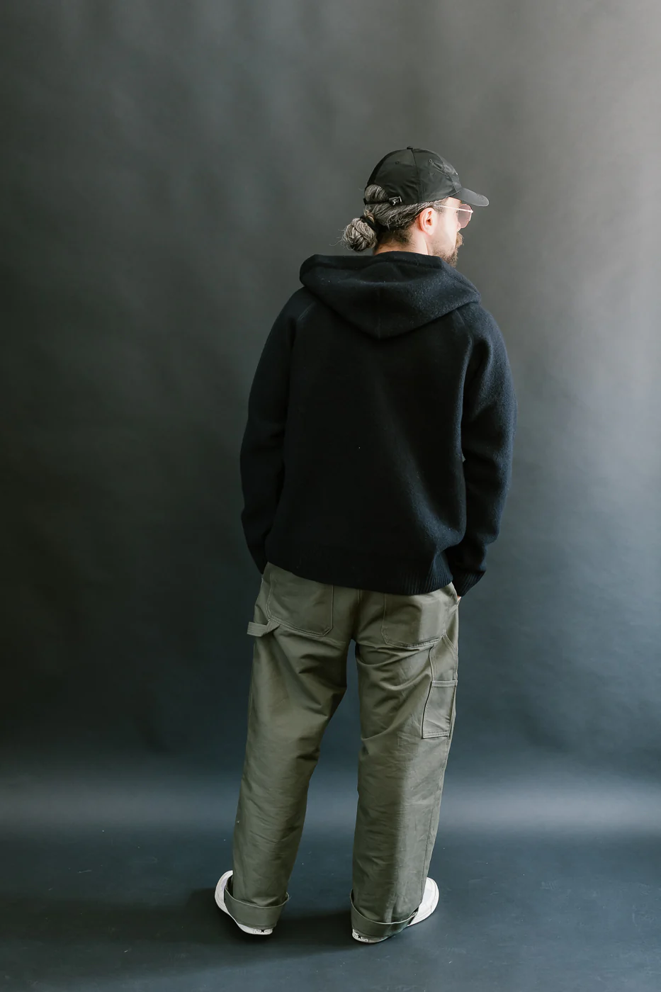 Bighorn Power Wool Zip Hoodie - Dark Navy - Image 8