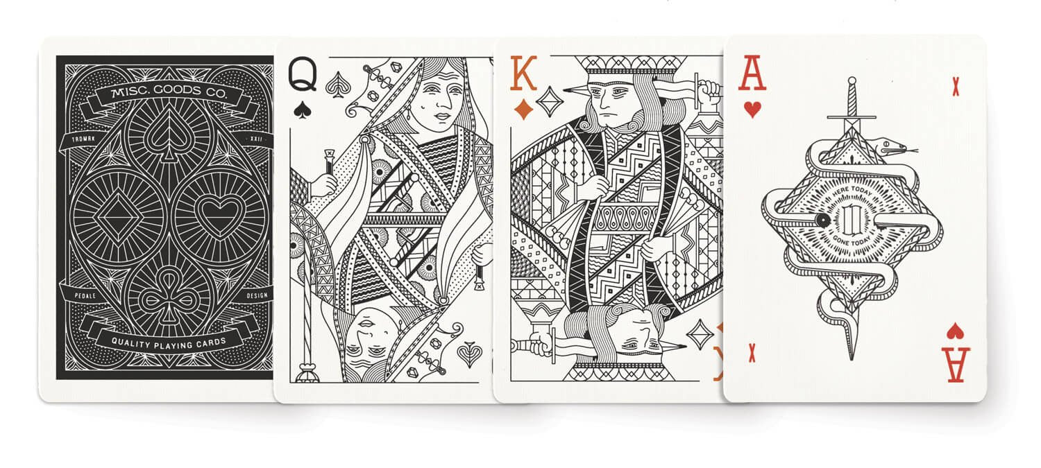 Black Deck of Playing Cards - Image 4
