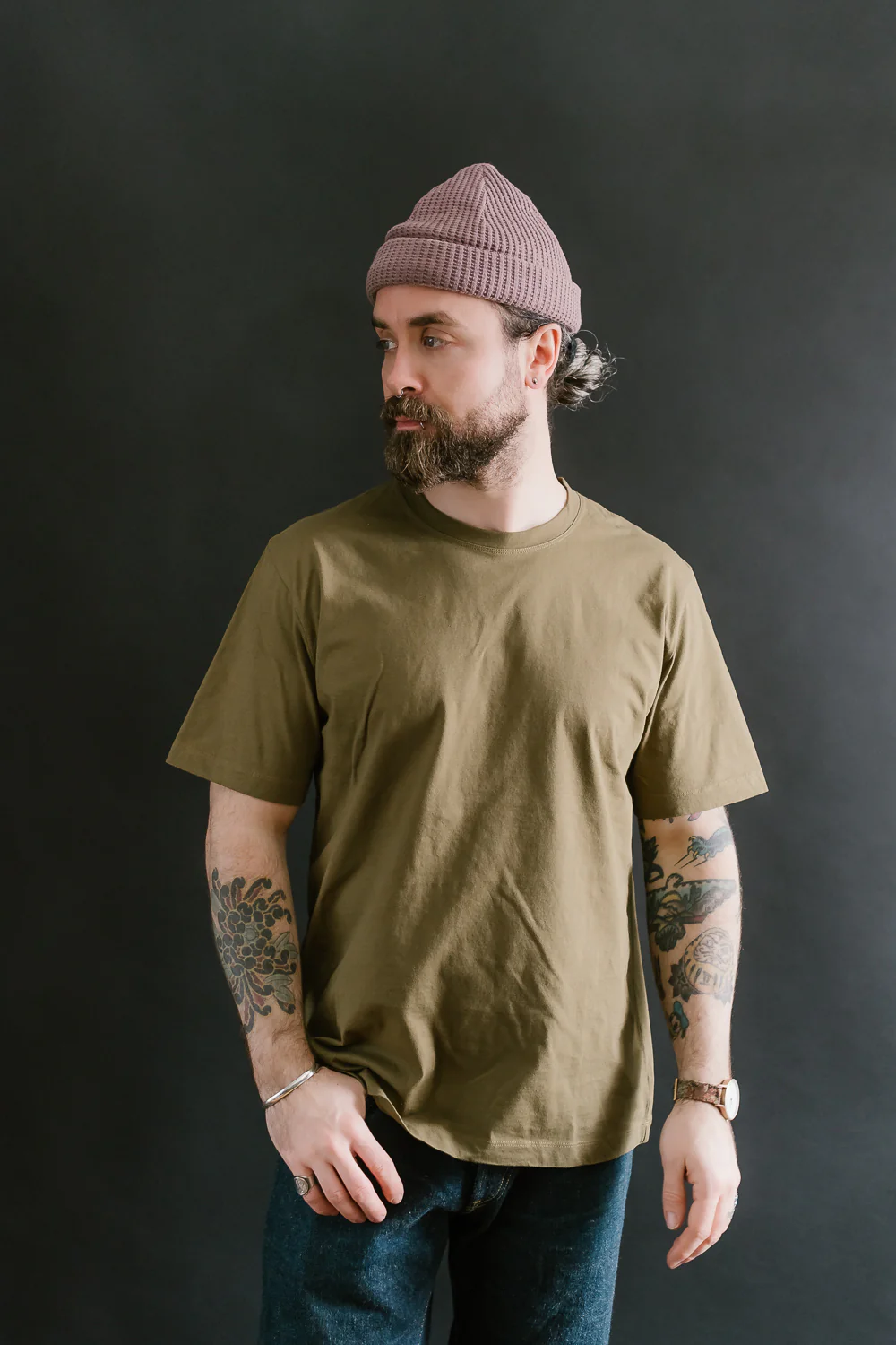 Blake Tee - Army Green - Image 9