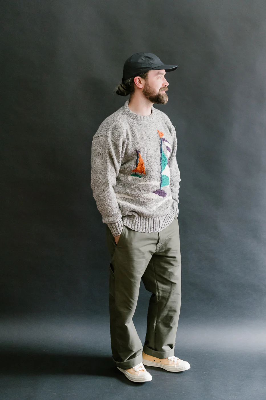 Boat Tripping Pullover - Silver - Image 7