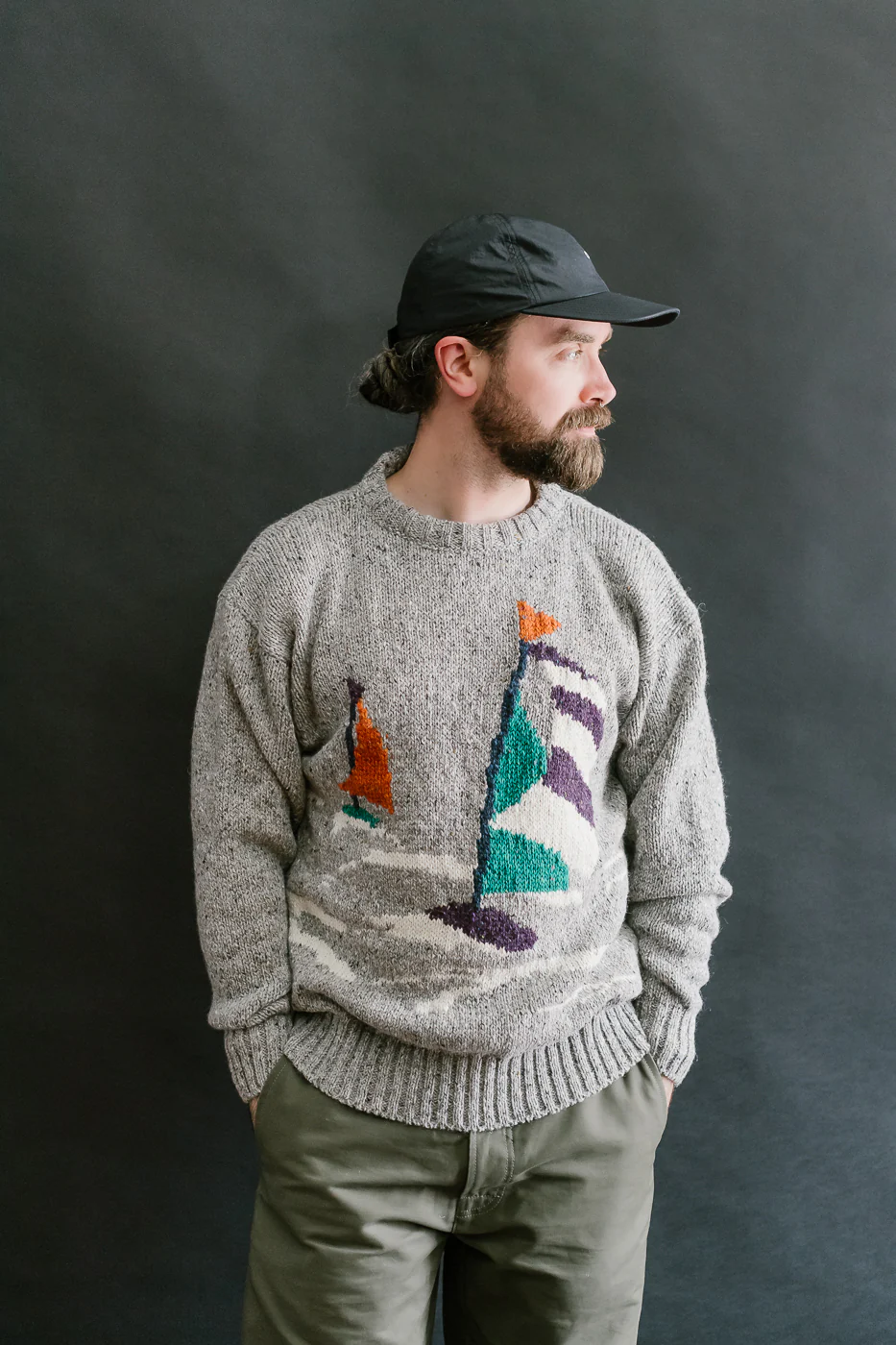 Boat Tripping Pullover - Silver - Image 9
