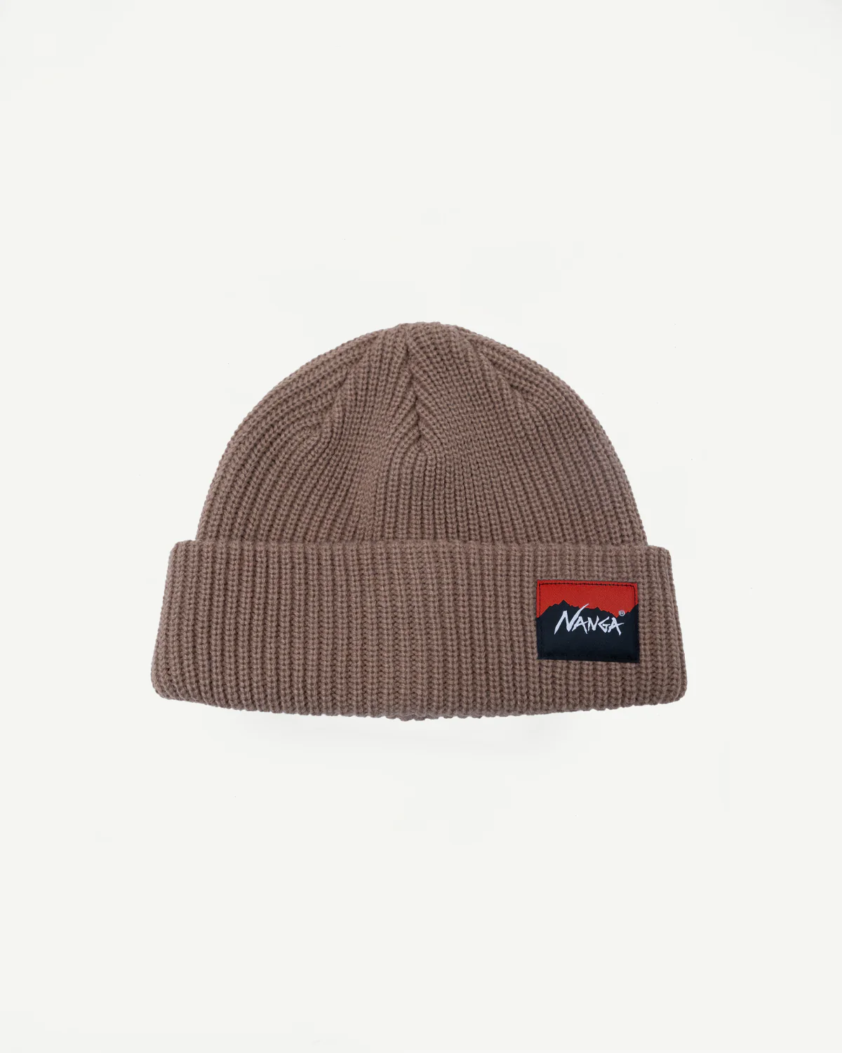 Box Logo Bulky Beanie - Beige