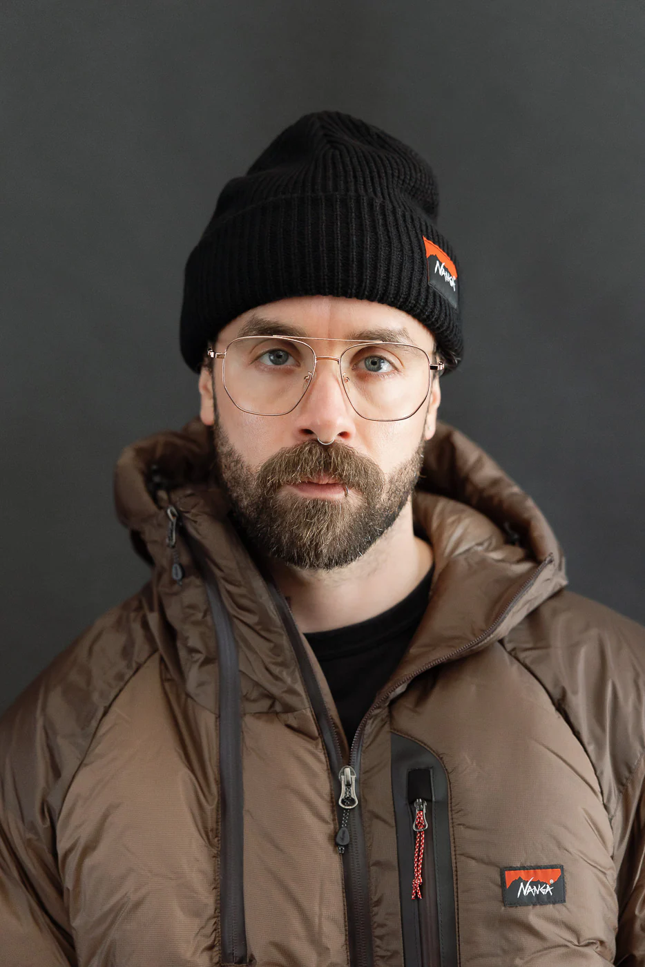 Box Logo Bulky Beanie - Black - Image 3
