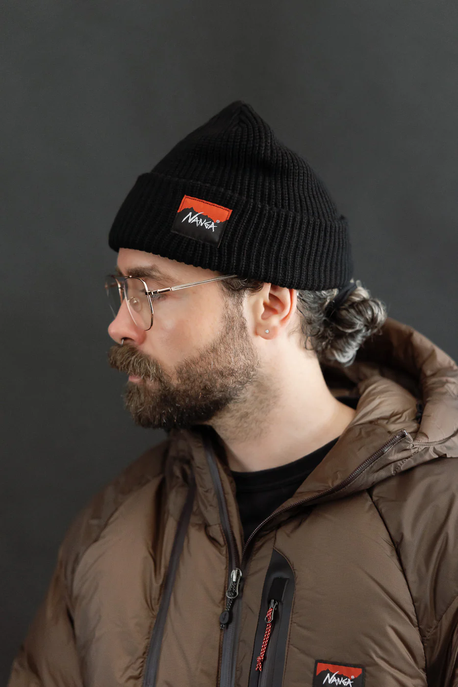 Box Logo Bulky Beanie - Black - Image 4