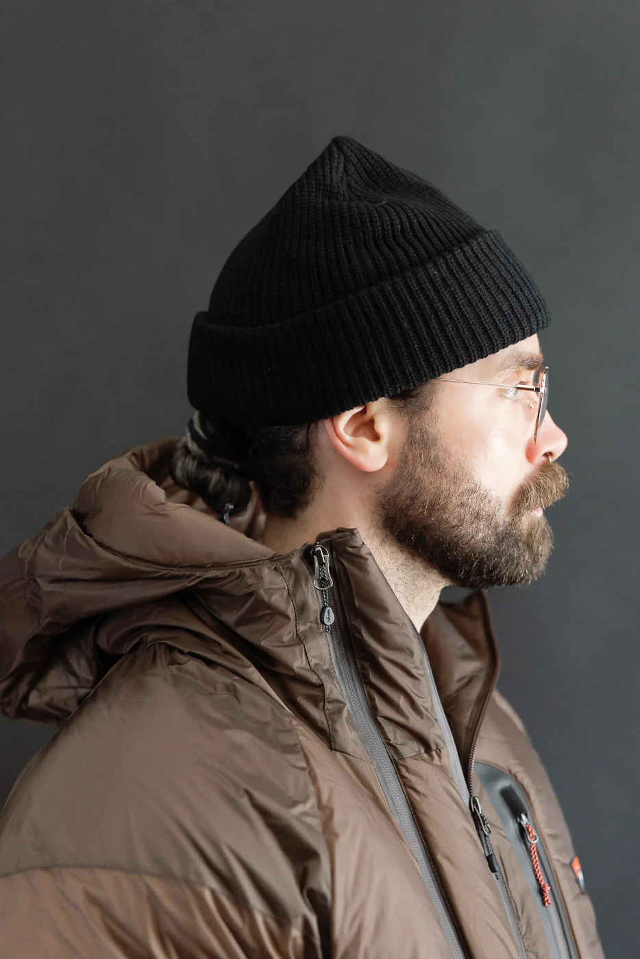 Box Logo Bulky Beanie - Black - Image 5