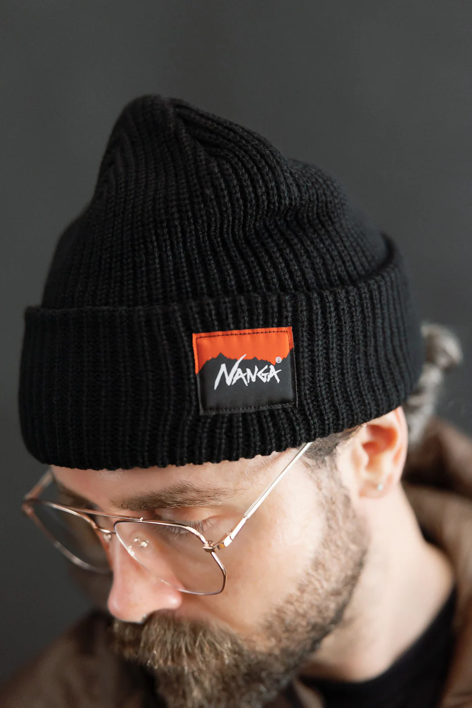 Box Logo Bulky Beanie - Black - Image 6