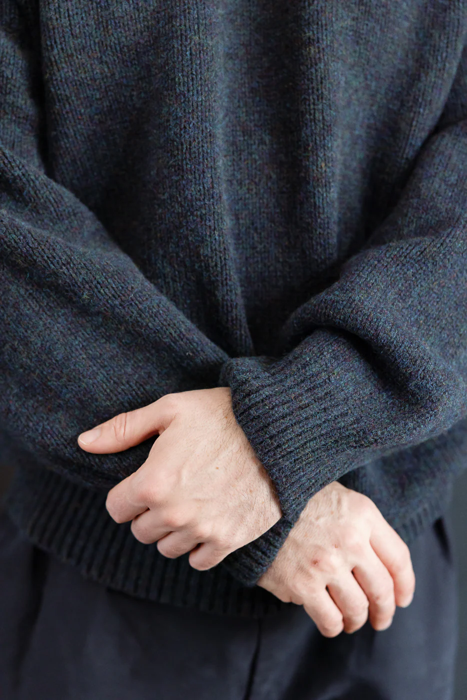 Boxy Space Knit - Storm - Image 14