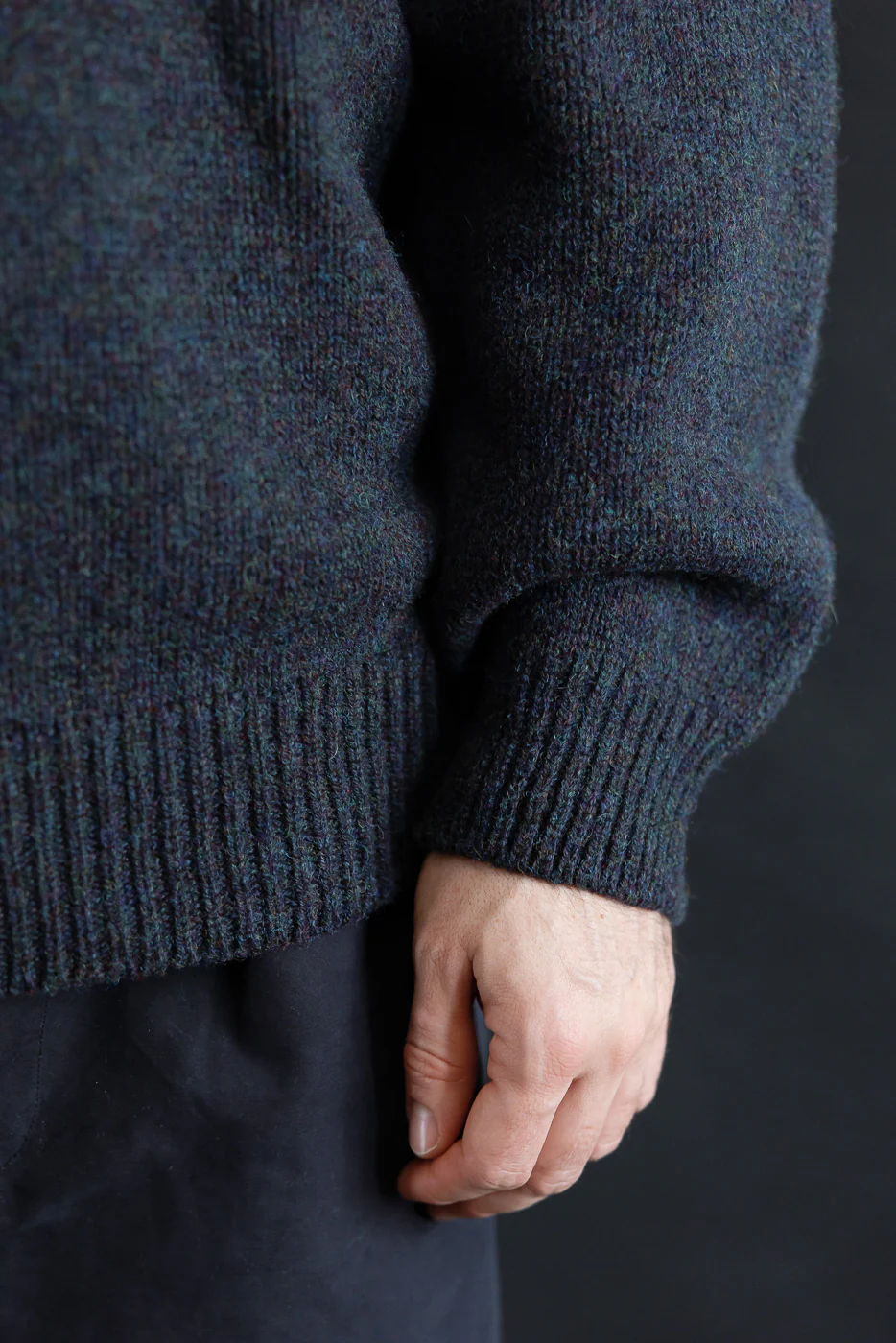 Boxy Space Knit - Storm - Image 17