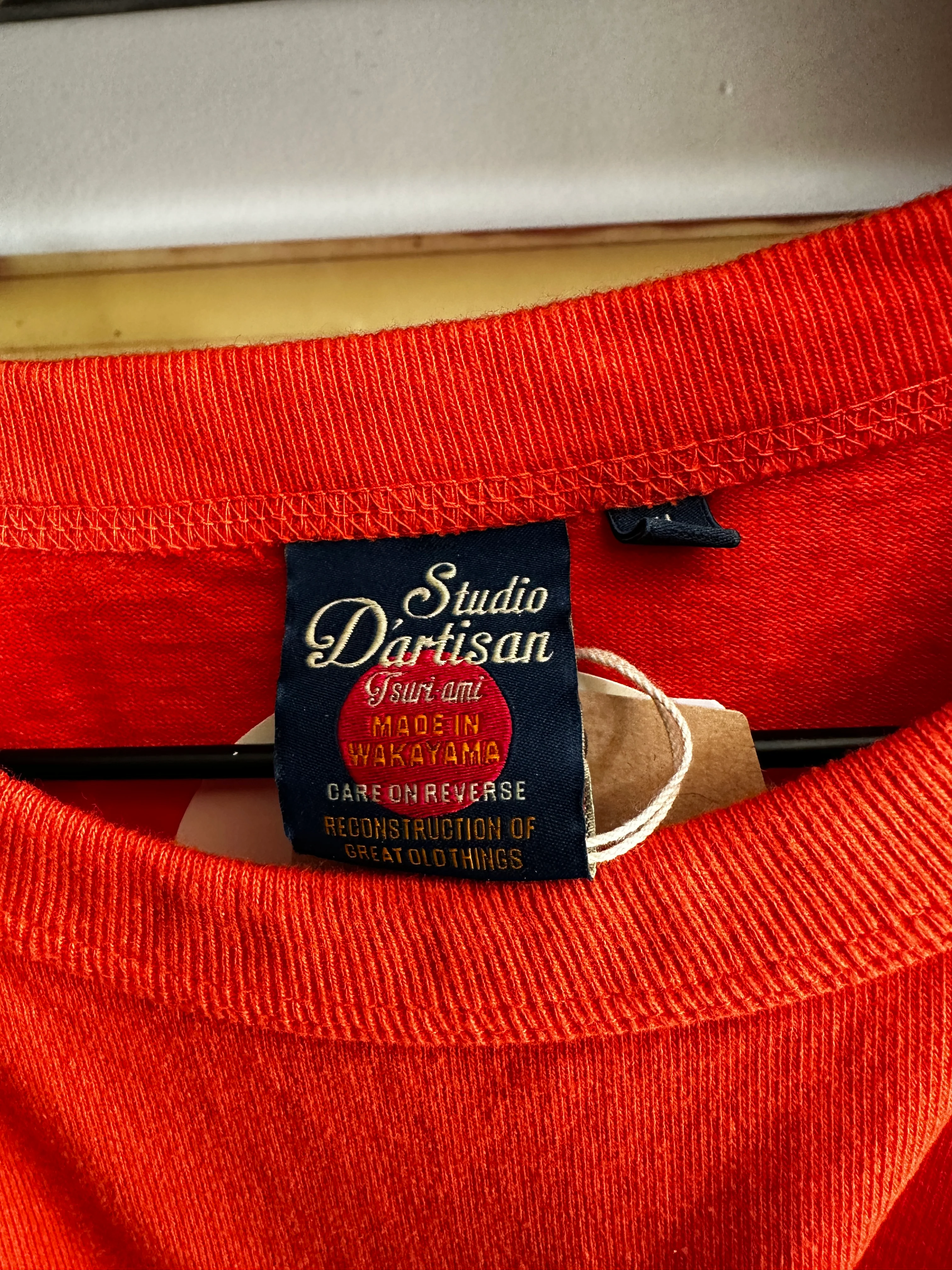 Brand New - 9913 Pocket Tee - Orange - Image 2